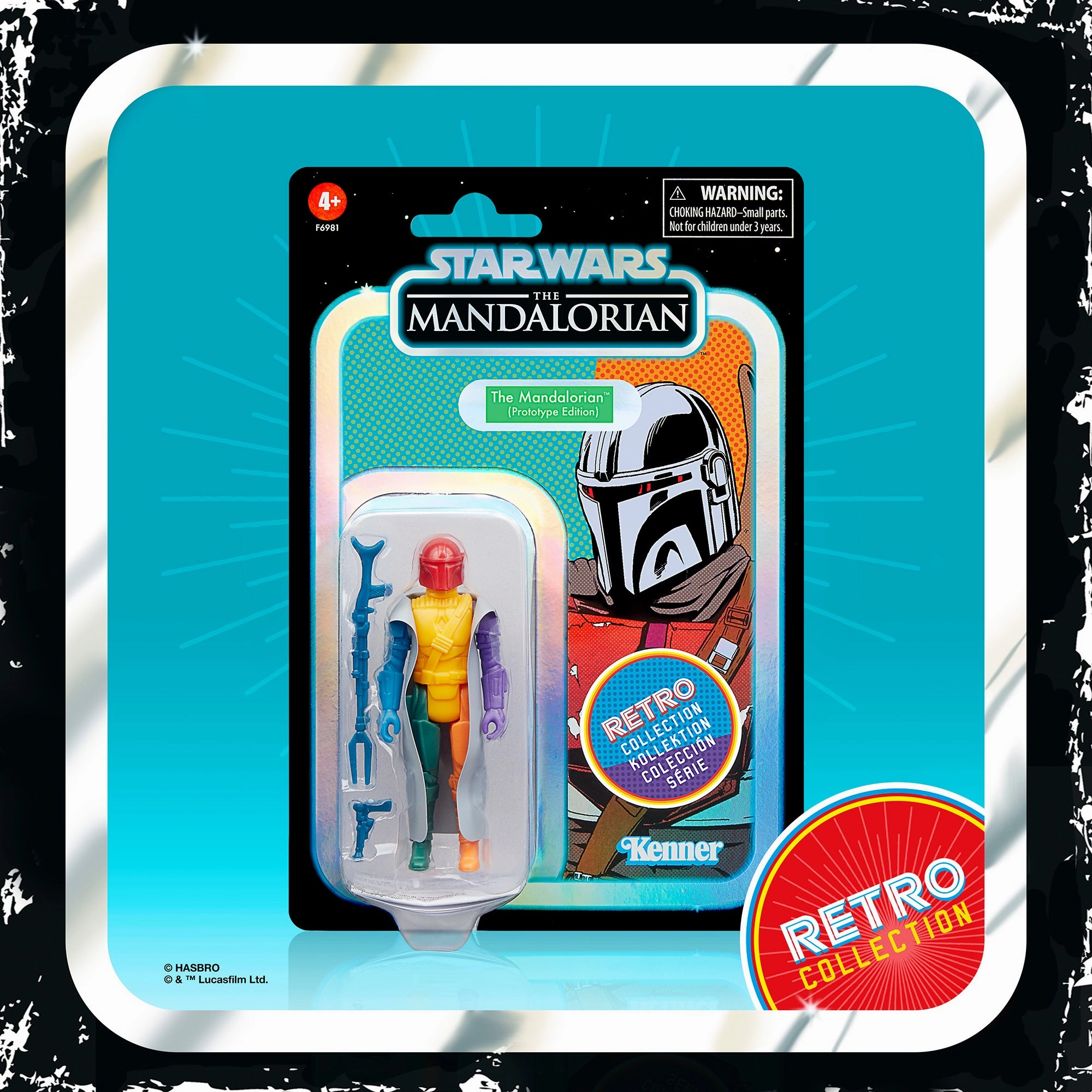 Star Wars Retro Collection The Mandalorian (Prototype Edition) 3.75" Action Figure