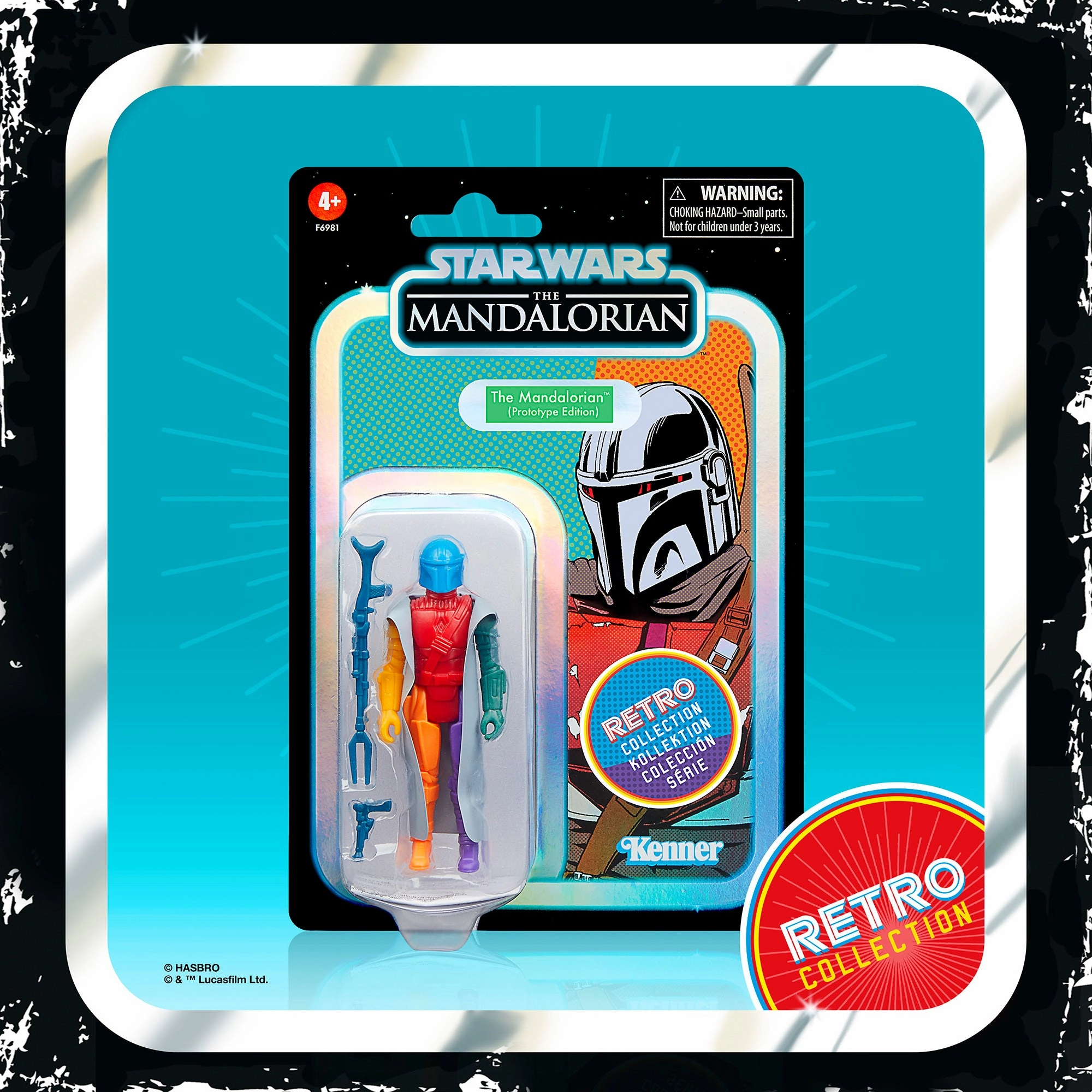Star Wars Retro Collection The Mandalorian (Prototype Edition) 3.75" Action Figure