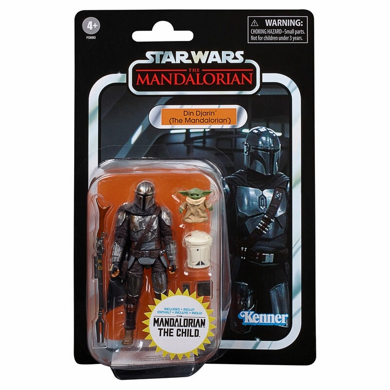 Star Wars The Vintage Collection The Mandalorian Din Djarin (The Mandalorian) and The Child 3.75 Inch Action Figure