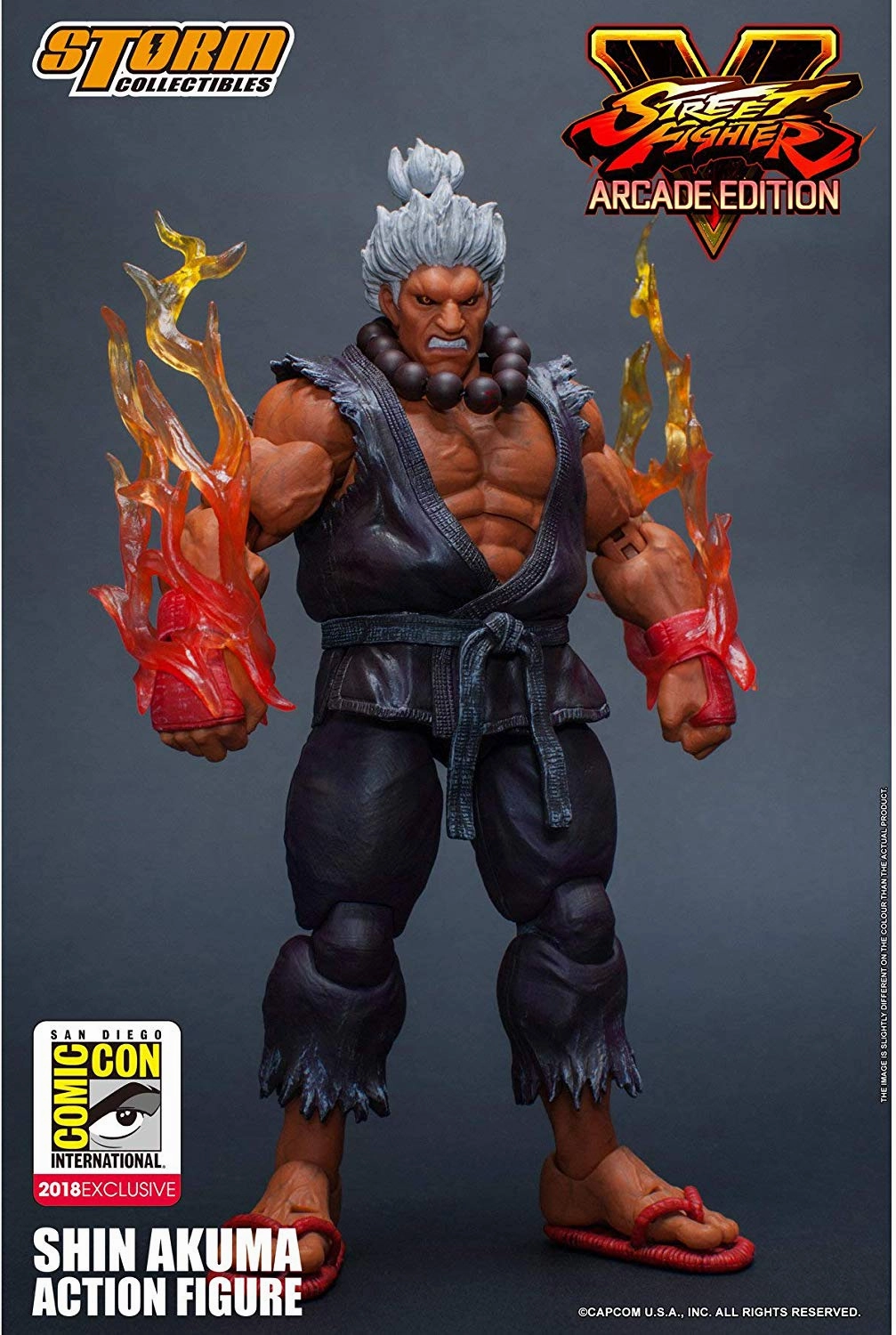 Storm Collectibles 1/12 Street Fighter V SDCC 2018 Arcade Edition Shin Akuma Scale Action Figure