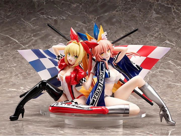 Stronger 1/7 Fate/Extra Nero Claudius & Tamamo No Mae (Type-Moon Racing ver.) Scale Statue Figure