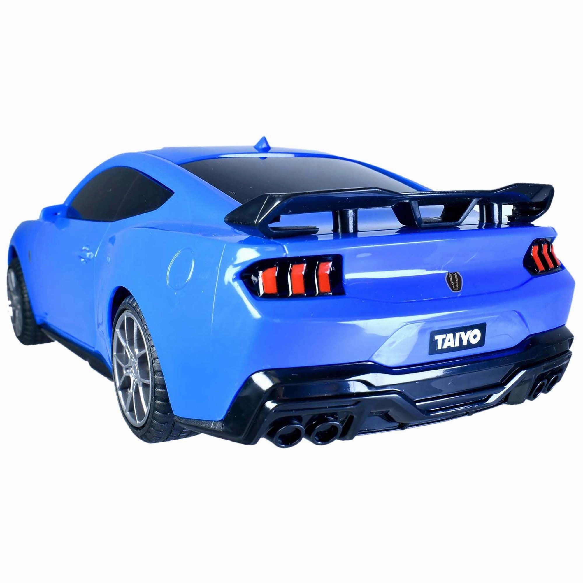 Taiyo Mustang GTD Dark Horse RC Car - 1:18 Scale, 2.4GHz Remote, Battery