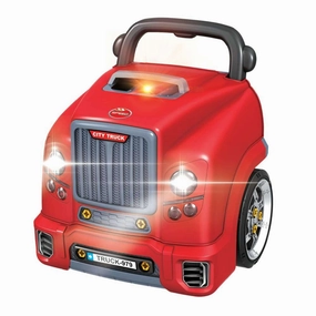 The Bubble Factory Red City Truck Motor Car Engine Workshop