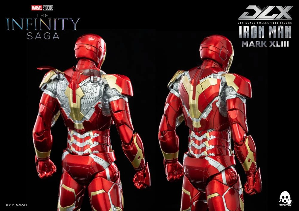 ThreeZero 1/12 Avengers: Age of Ultron Infinity Saga Iron Man Mark XLIII 43 DLX Scale Figure