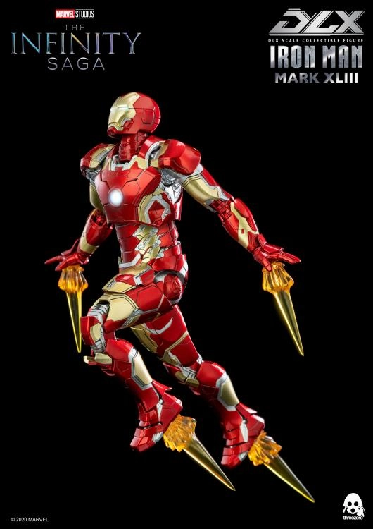ThreeZero 1/12 Avengers: Age of Ultron Infinity Saga Iron Man Mark XLIII 43 DLX Scale Figure