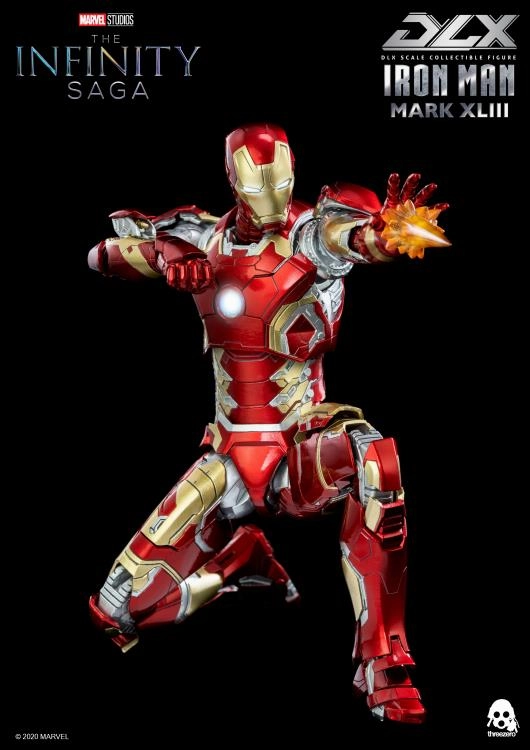 ThreeZero 1/12 Avengers: Age of Ultron Infinity Saga Iron Man Mark XLIII 43 DLX Scale Figure