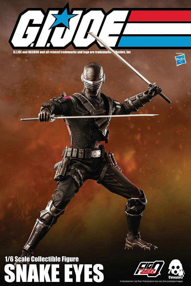 ThreeZero 1/6 G.I. Joe Snake Eyes Sixth Scale Figure