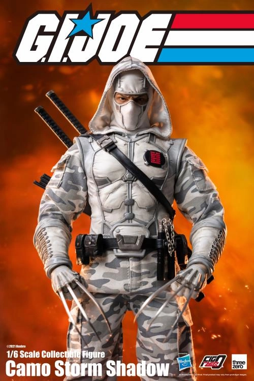 ThreeZero 1/6 G.I. Joe Storm Shadow (Camo) Sixth Scale Figure PX Previews Exclusive