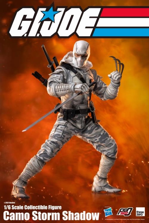 ThreeZero 1/6 G.I. Joe Storm Shadow (Camo) Sixth Scale Figure PX Previews Exclusive