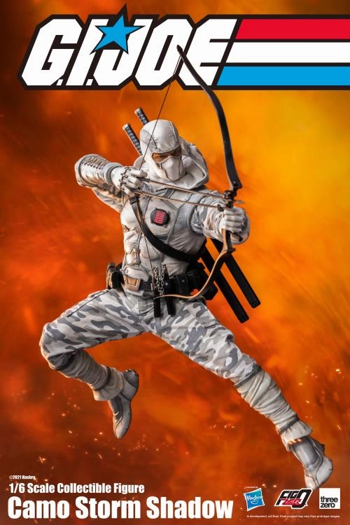 ThreeZero 1/6 G.I. Joe Storm Shadow (Camo) Sixth Scale Figure PX Previews Exclusive