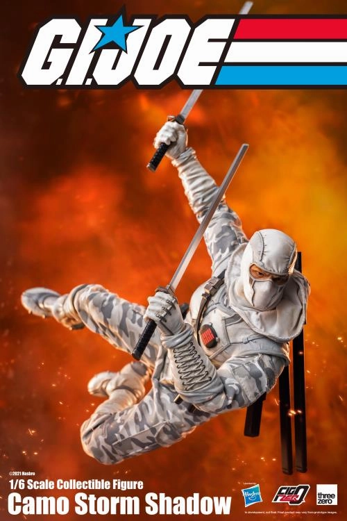 ThreeZero 1/6 G.I. Joe Storm Shadow (Camo) Sixth Scale Figure PX Previews Exclusive