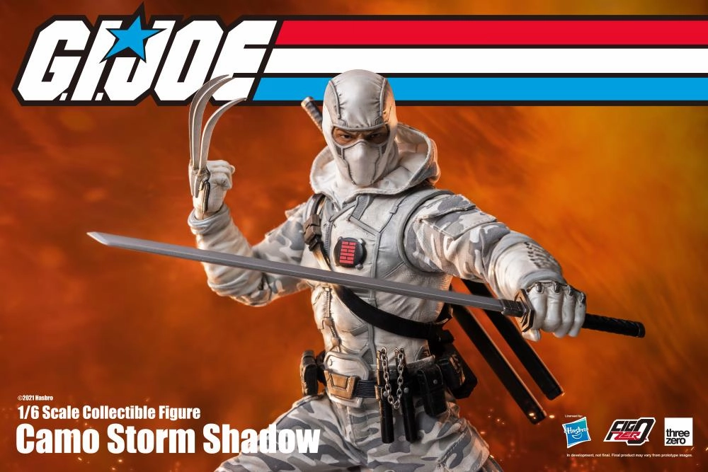ThreeZero 1/6 G.I. Joe Storm Shadow (Camo) Sixth Scale Figure PX Previews Exclusive