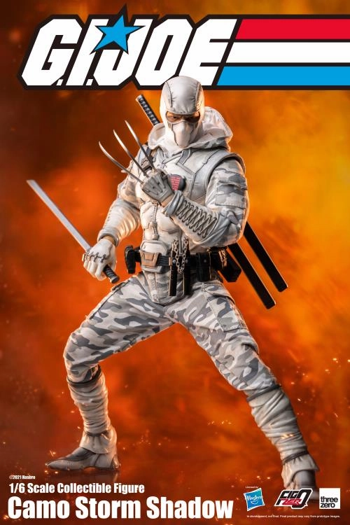 ThreeZero 1/6 G.I. Joe Storm Shadow (Camo) Sixth Scale Figure PX Previews Exclusive