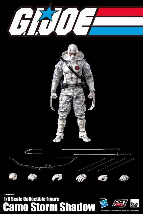 ThreeZero 1/6 G.I. Joe Storm Shadow (Camo) Sixth Scale Figure PX Previews Exclusive