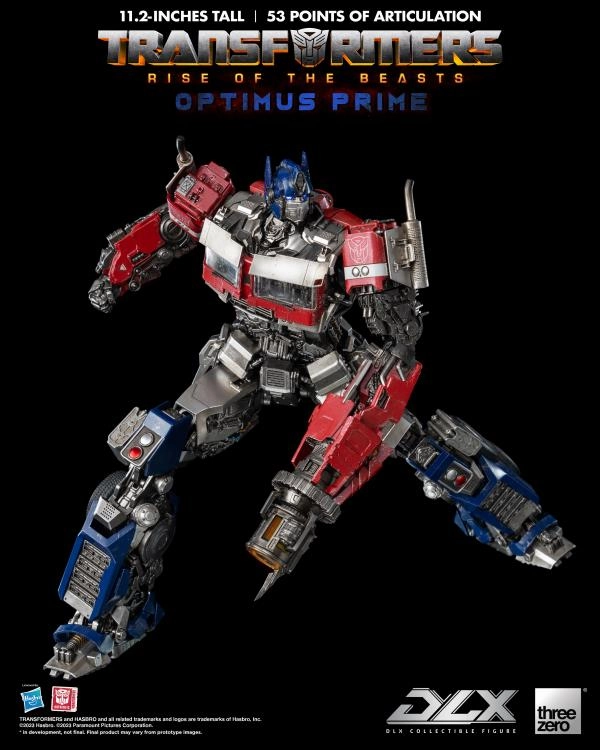 ThreeZero Transformers: Rise of the Beasts Optimus Prime DLX Action Figure