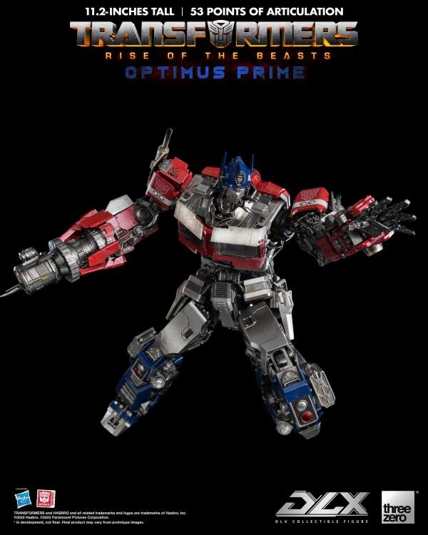ThreeZero Transformers: Rise of the Beasts Optimus Prime DLX Action Figure