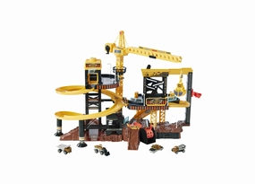 Toys R Us Fast Lane 110-Piece Lights & Sounds Construction Playset