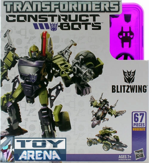 Transformers Construct-Bots Triple Changer Class Blitzwing Buildable Action Figure