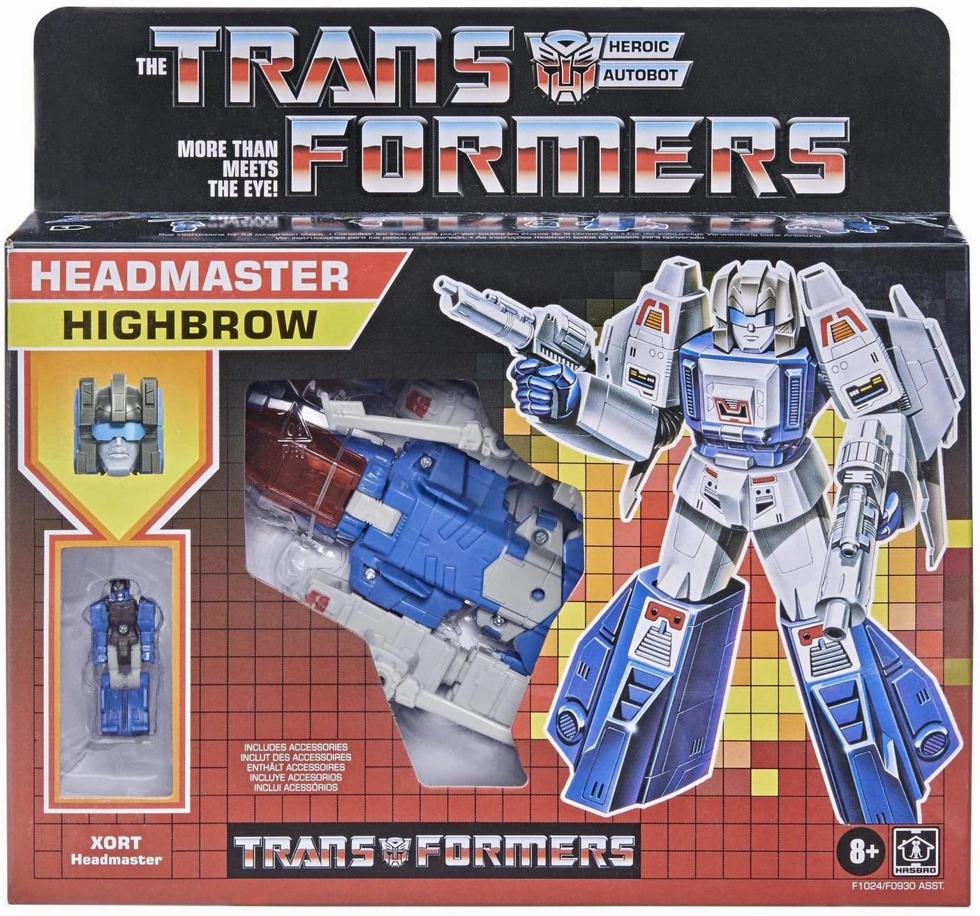 Transformers G1 Retro Deluxe Headmaster Highbrow Action Figure