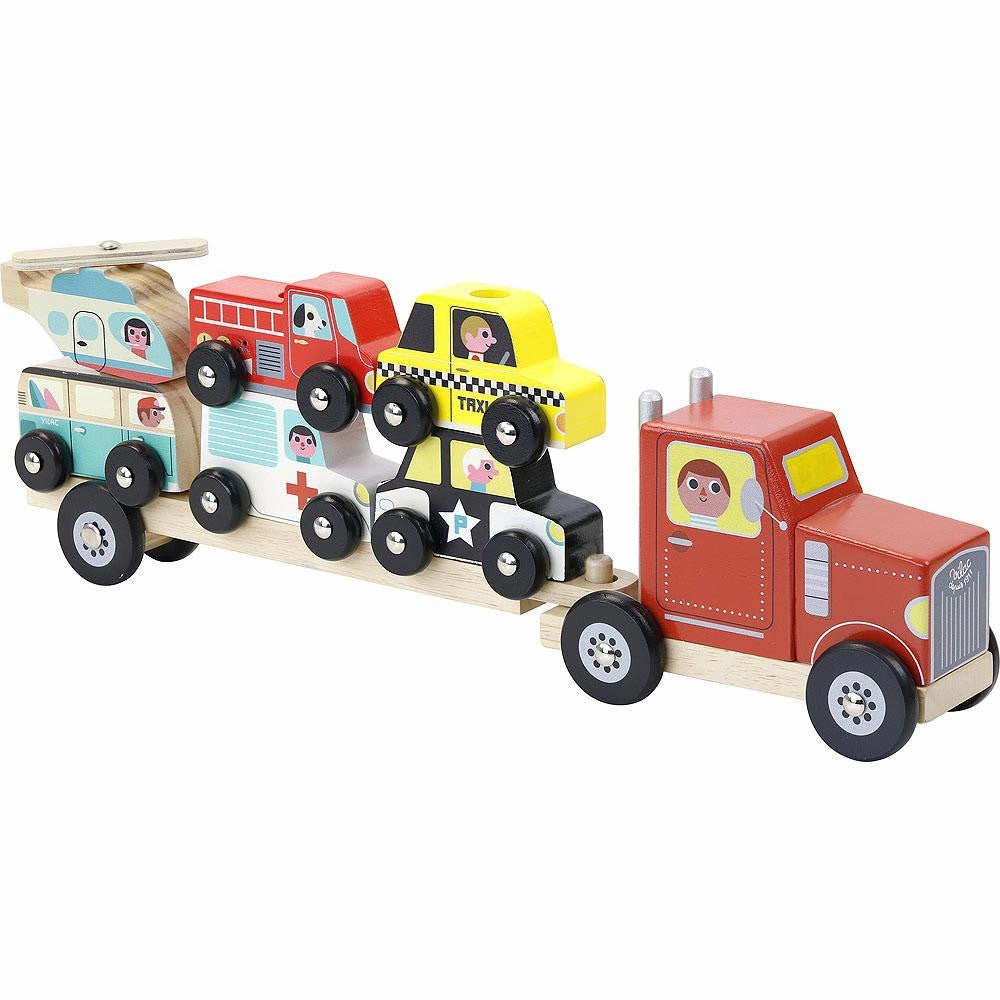 Truck Trailer with Vehicles
