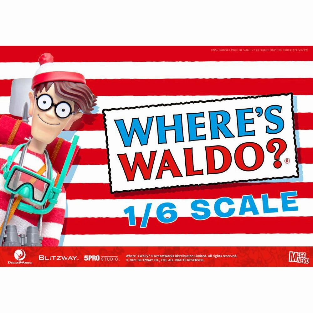 Where's Waldo? MEGAHERO Waldo 1/6 Scale Figure (With Bonus)