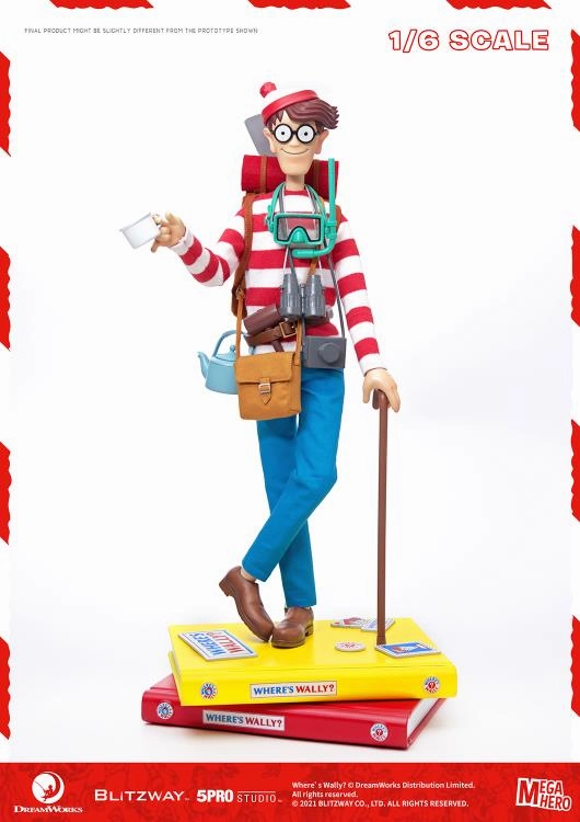 Where's Waldo? MEGAHERO Waldo 1/6 Scale Figure (With Bonus)