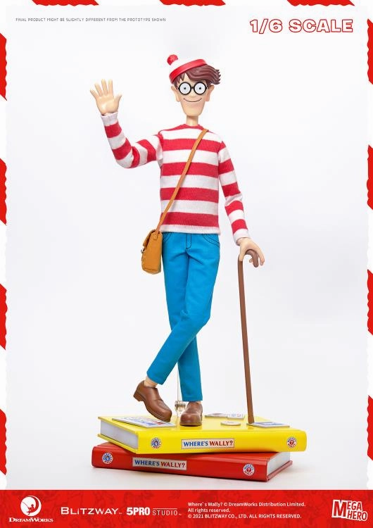 Where's Waldo? MEGAHERO Waldo 1/6 Scale Figure (With Bonus)