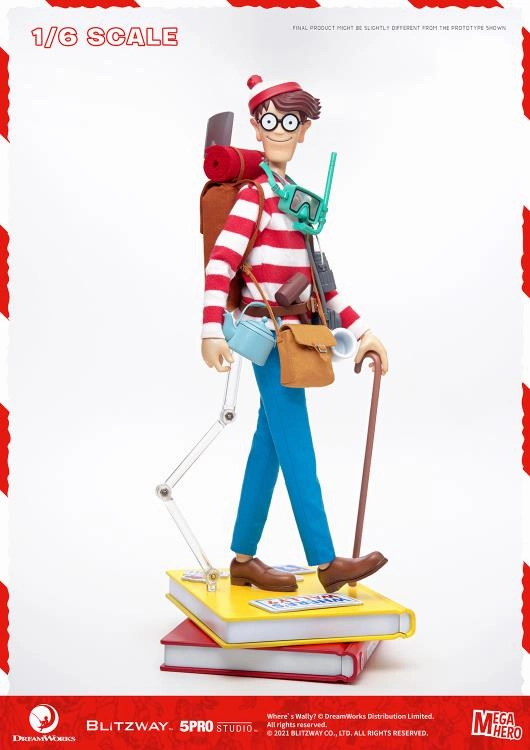 Where's Waldo? MEGAHERO Waldo 1/6 Scale Figure (With Bonus)