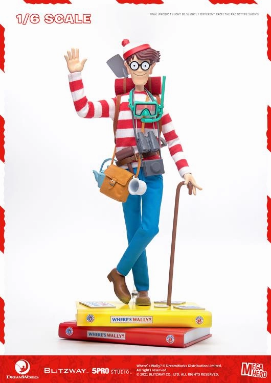 Where's Waldo? MEGAHERO Waldo 1/6 Scale Figure (With Bonus)