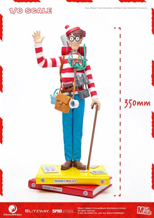 Where's Waldo? MEGAHERO Waldo 1/6 Scale Figure (With Bonus)