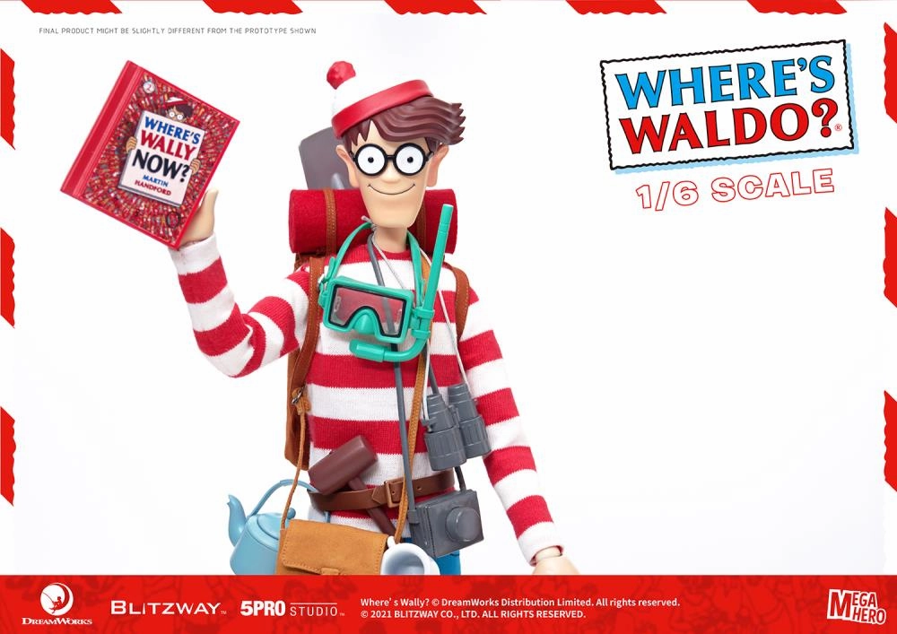 Where's Waldo? MEGAHERO Waldo 1/6 Scale Figure (With Bonus)