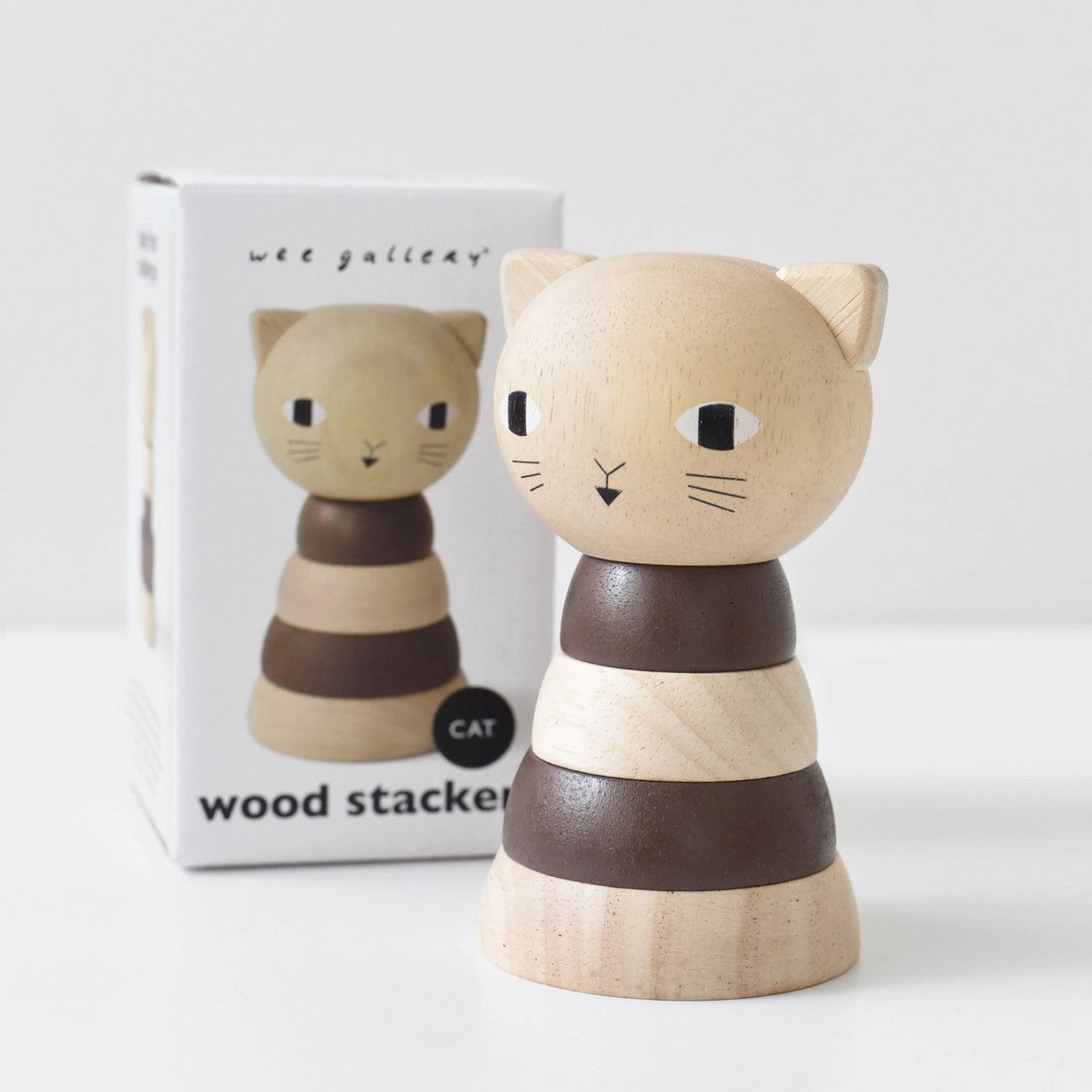 Wood Stacker Cat