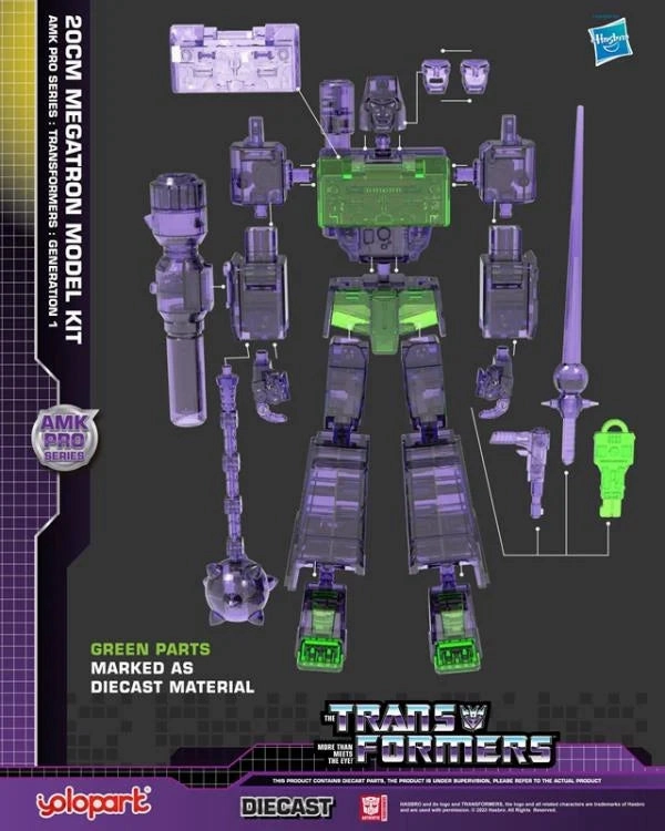 Yolopark Transformers AMK Pro Series Megatron Model Kit